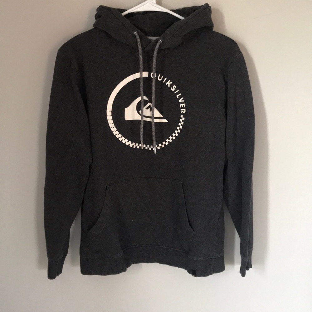 grey hoodie
